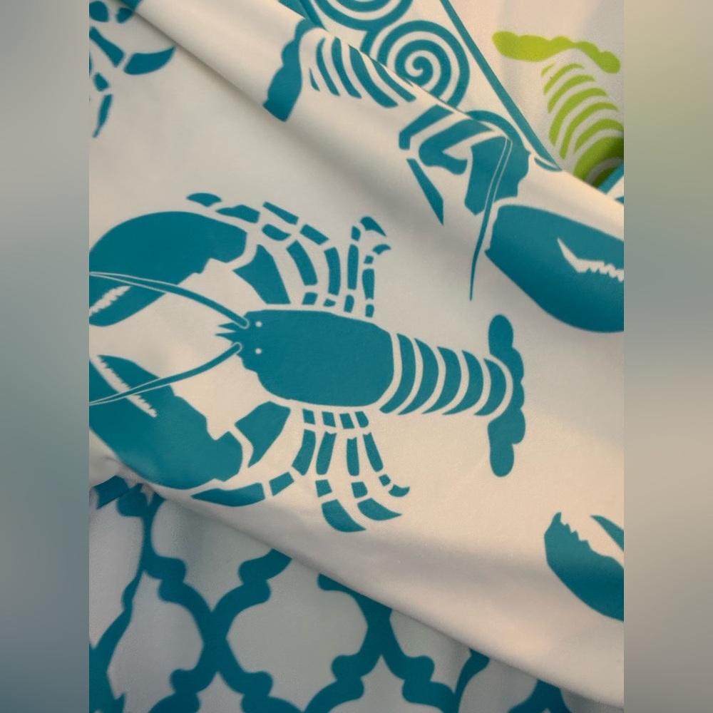 Gretchen Scott Lobster Soup Coastal Print V-Neck Dress - Picture 5 of 9